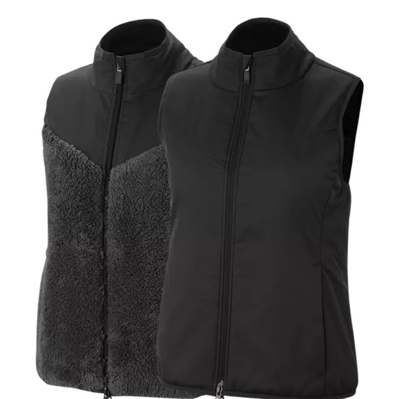 Nike Synthetic Filled Reversible Faux Fur Vest - Picture 3 of 6